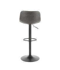 Duke Barstool - Set of 2 Black & Grey