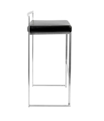 Fuji Stacker Barstool - Set of 2 Black