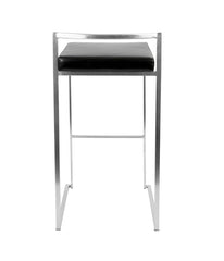 Fuji Stacker Barstool - Set of 2 Black