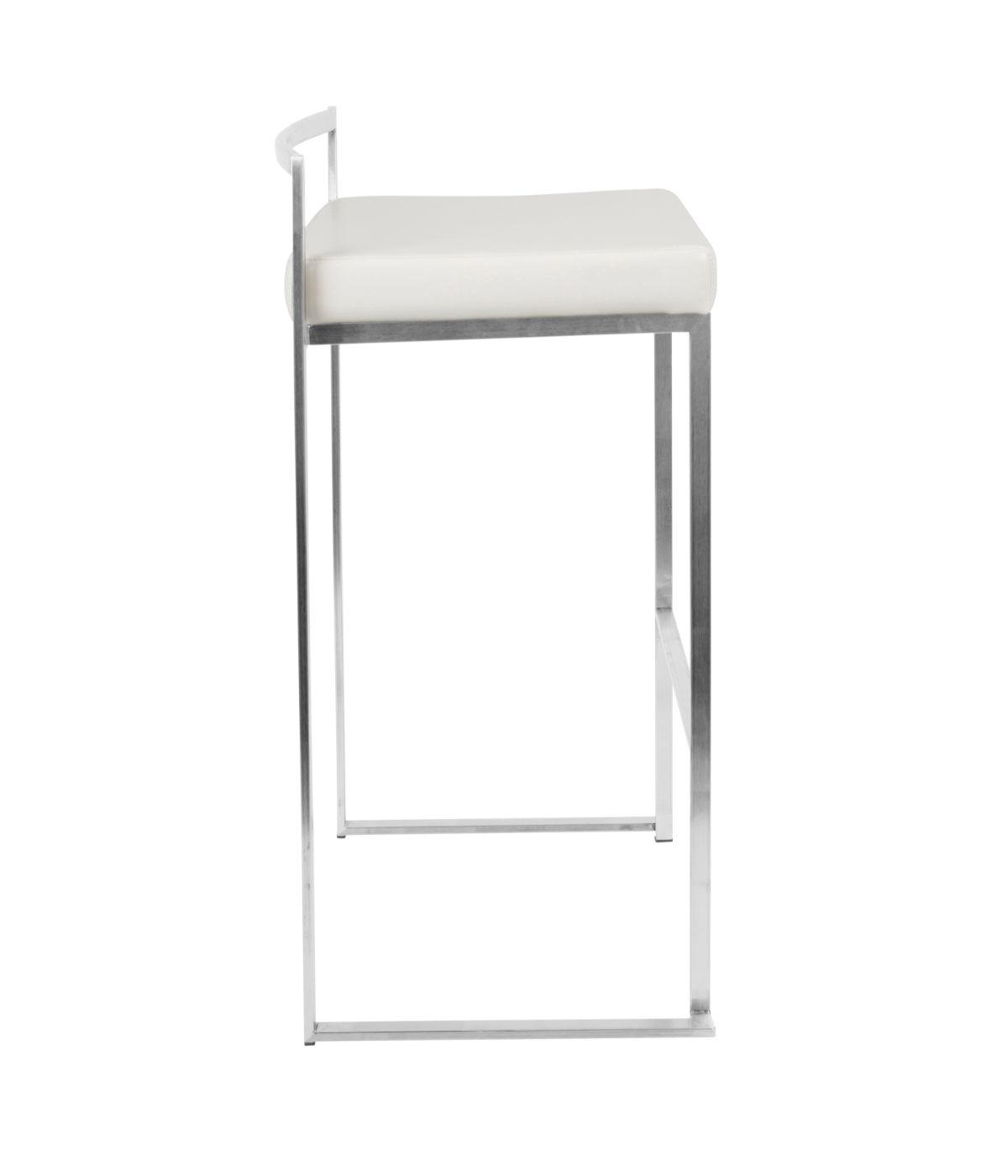 Fuji Stacker Barstool - Set of 2 White