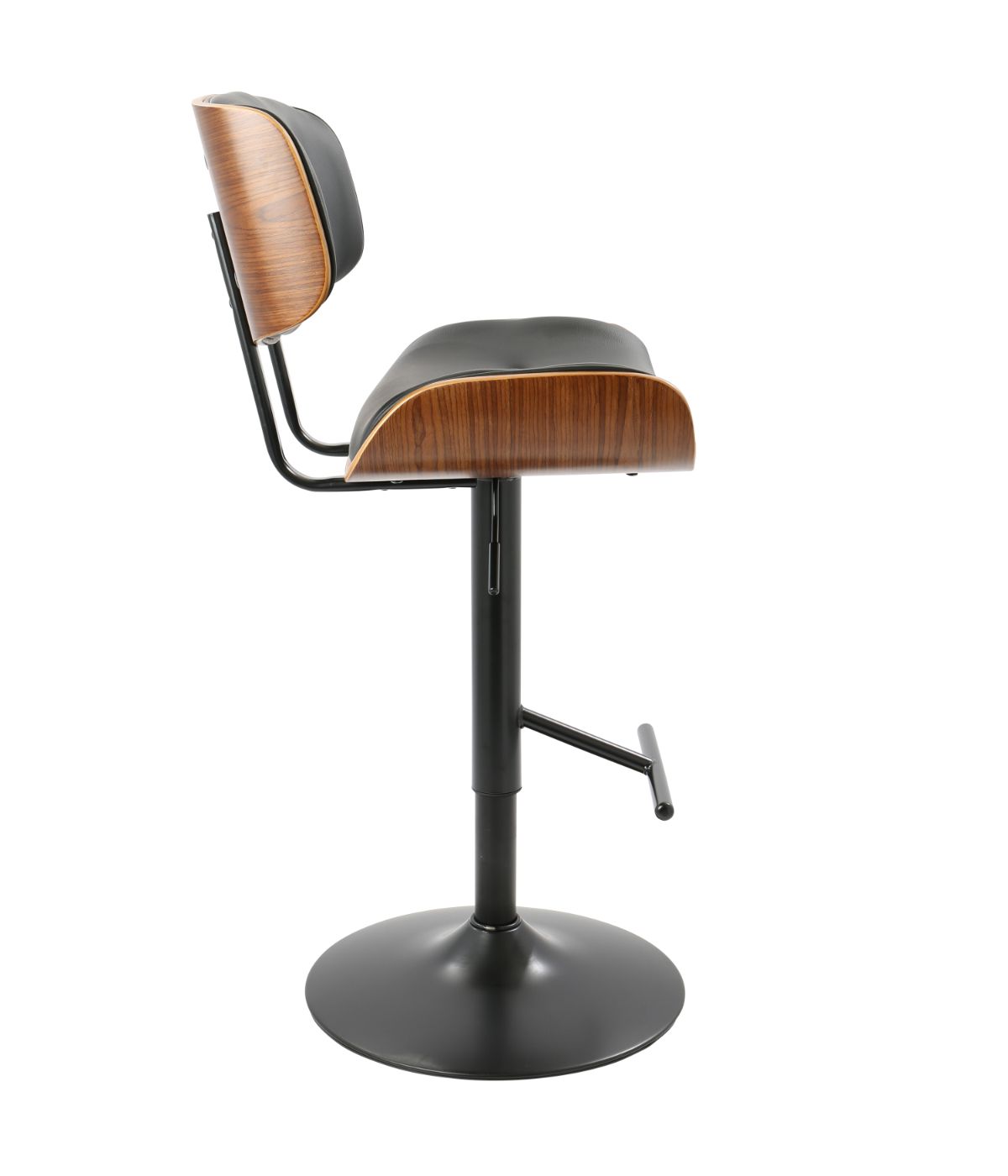 Lombardi Barstool Walnut & Black