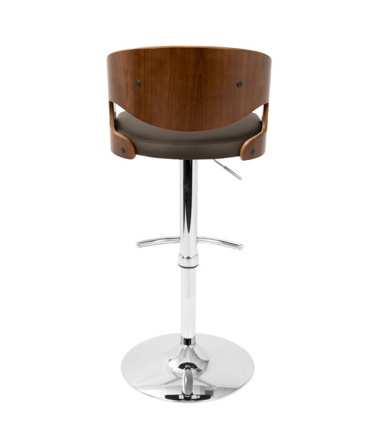 Pino Barstool Walnut & Brown