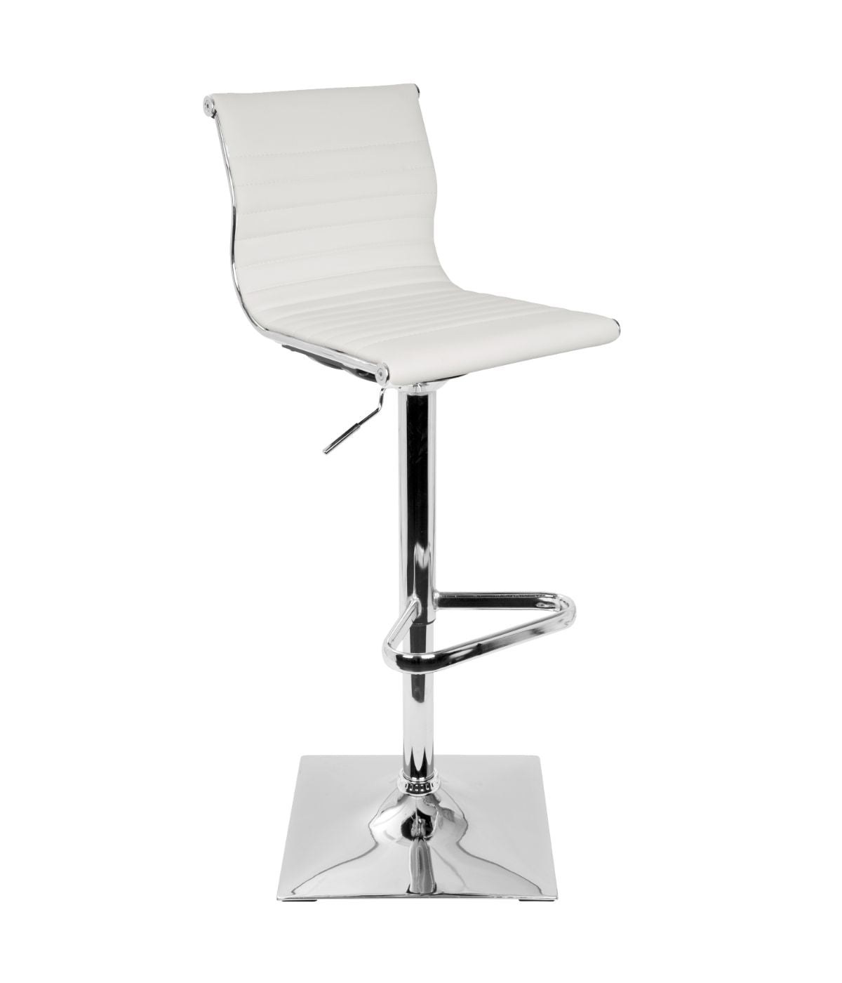  LumiSource Masters Barstool White - White - Bonton