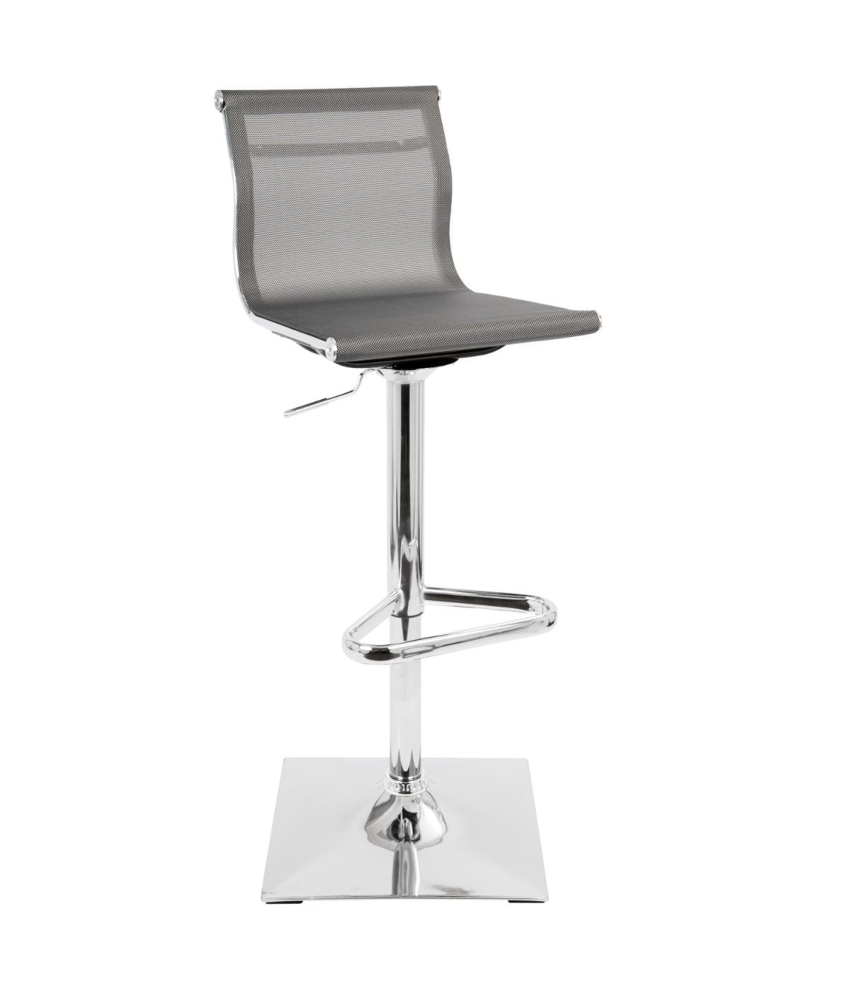  LumiSource Mirage Barstool Silver - Silver - Bonton