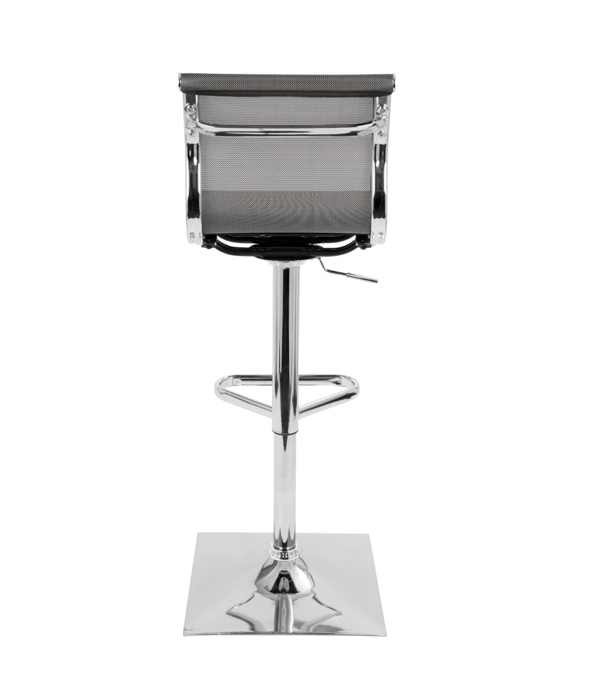  LumiSource Mirage Barstool Silver - Silver - Bonton