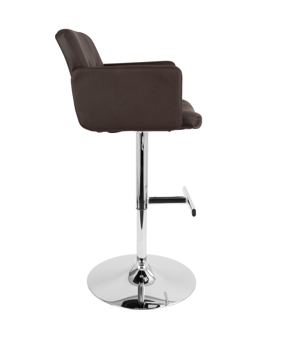  LumiSource Stout Barstool Brown - Brown - Bonton