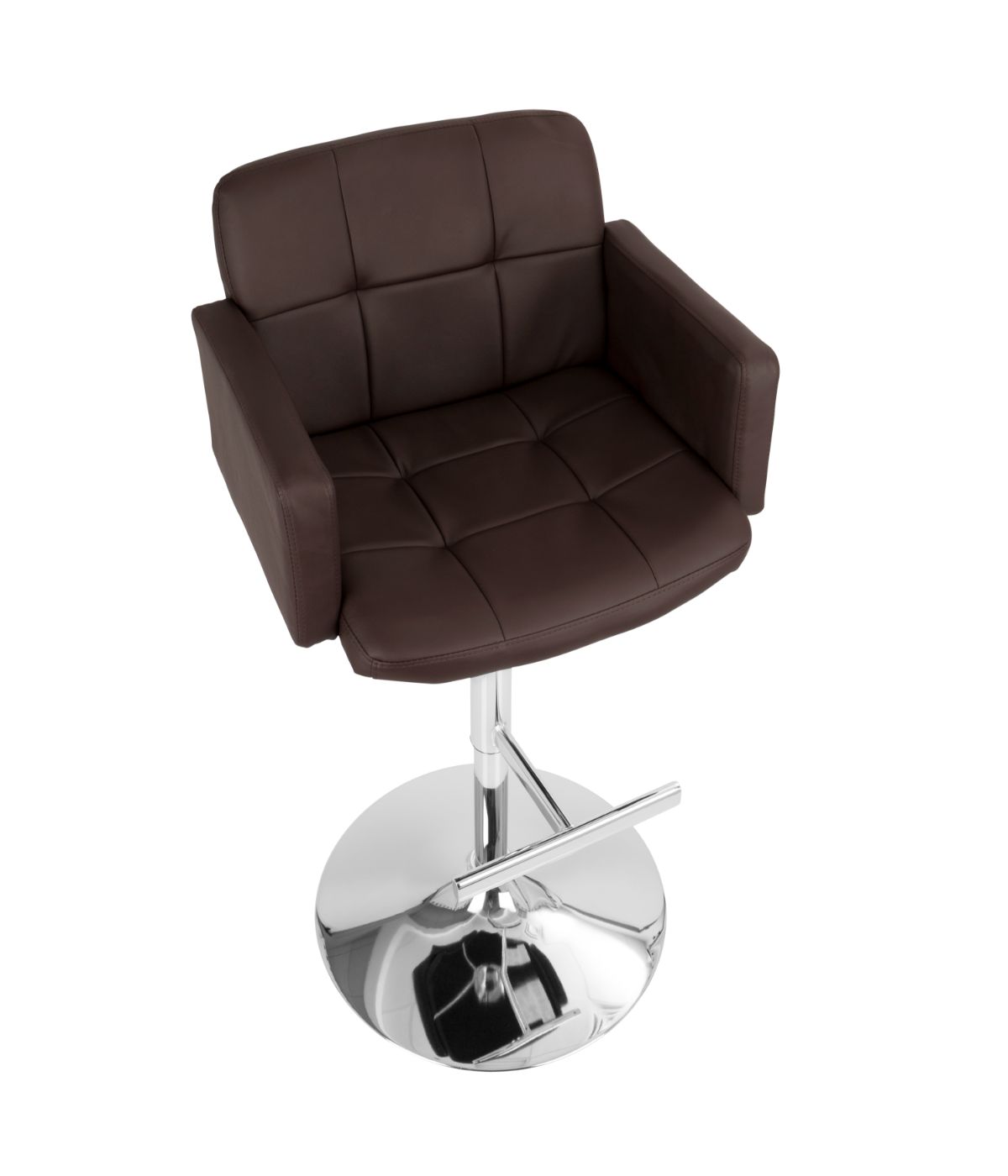  LumiSource Stout Barstool Brown - Brown - Bonton