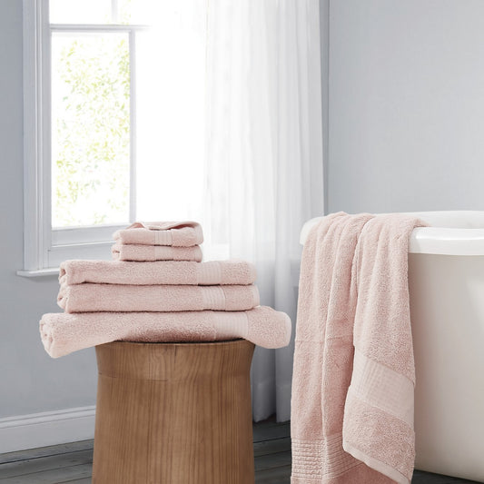 Cotton TENCEL™ Towel 6 Piece Set Blush