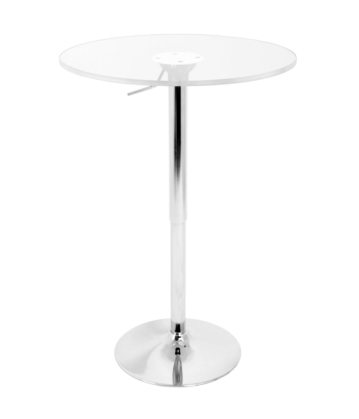  LumiSource Adjustable Bar Table Clear - Clear - Bonton