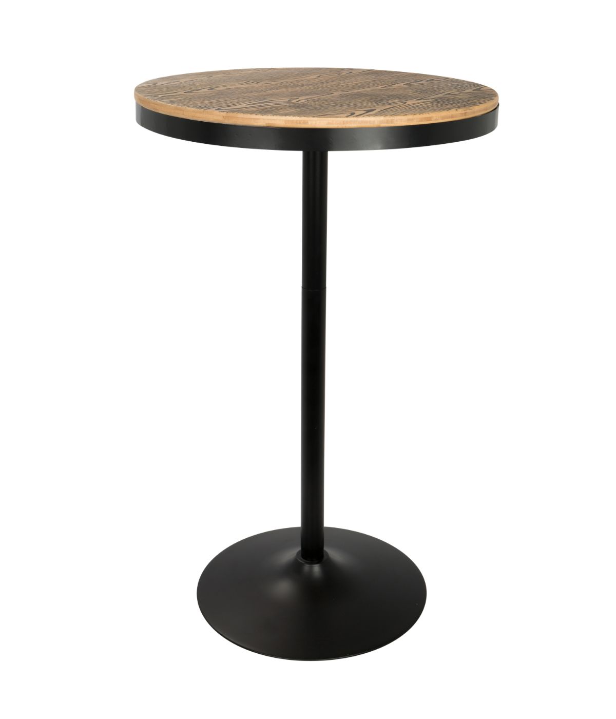  LumiSource Dakota Bar Table Black & Brown - Black & Brown - Bonton