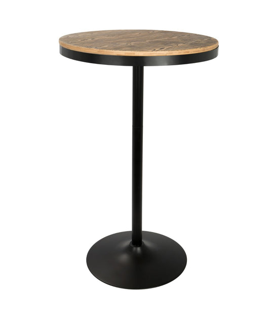 Dakota Bar Table Black & Brown