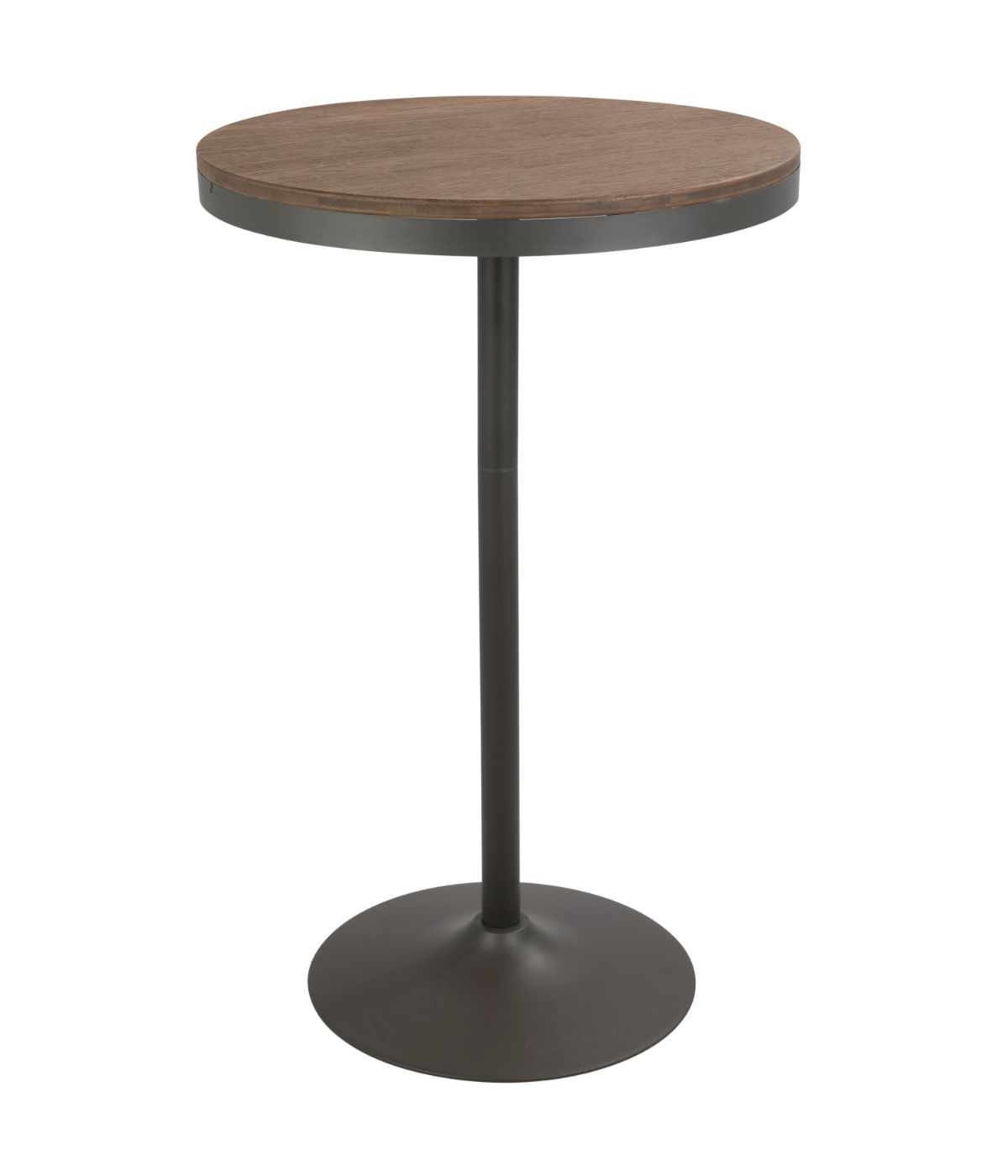  LumiSource Dakota Bar Table Grey & Brown - Grey & Brown - Bonton