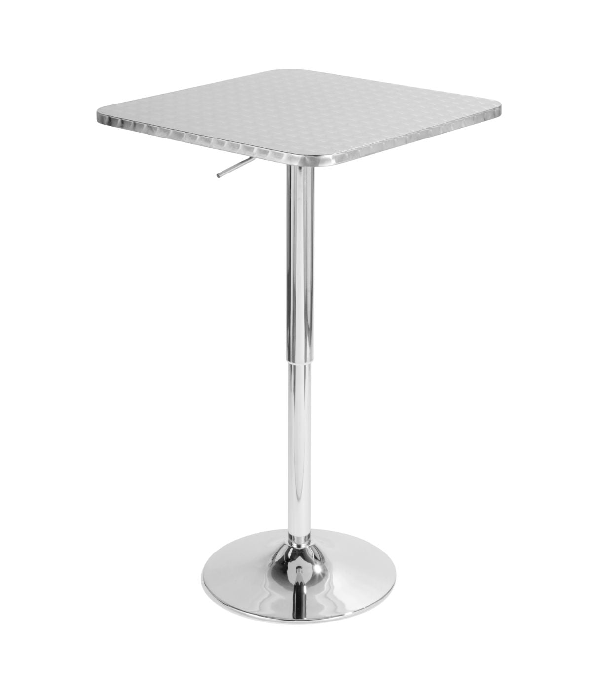Bistro Square Bar Table Silver