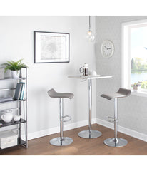 Bistro Square Bar Table Silver