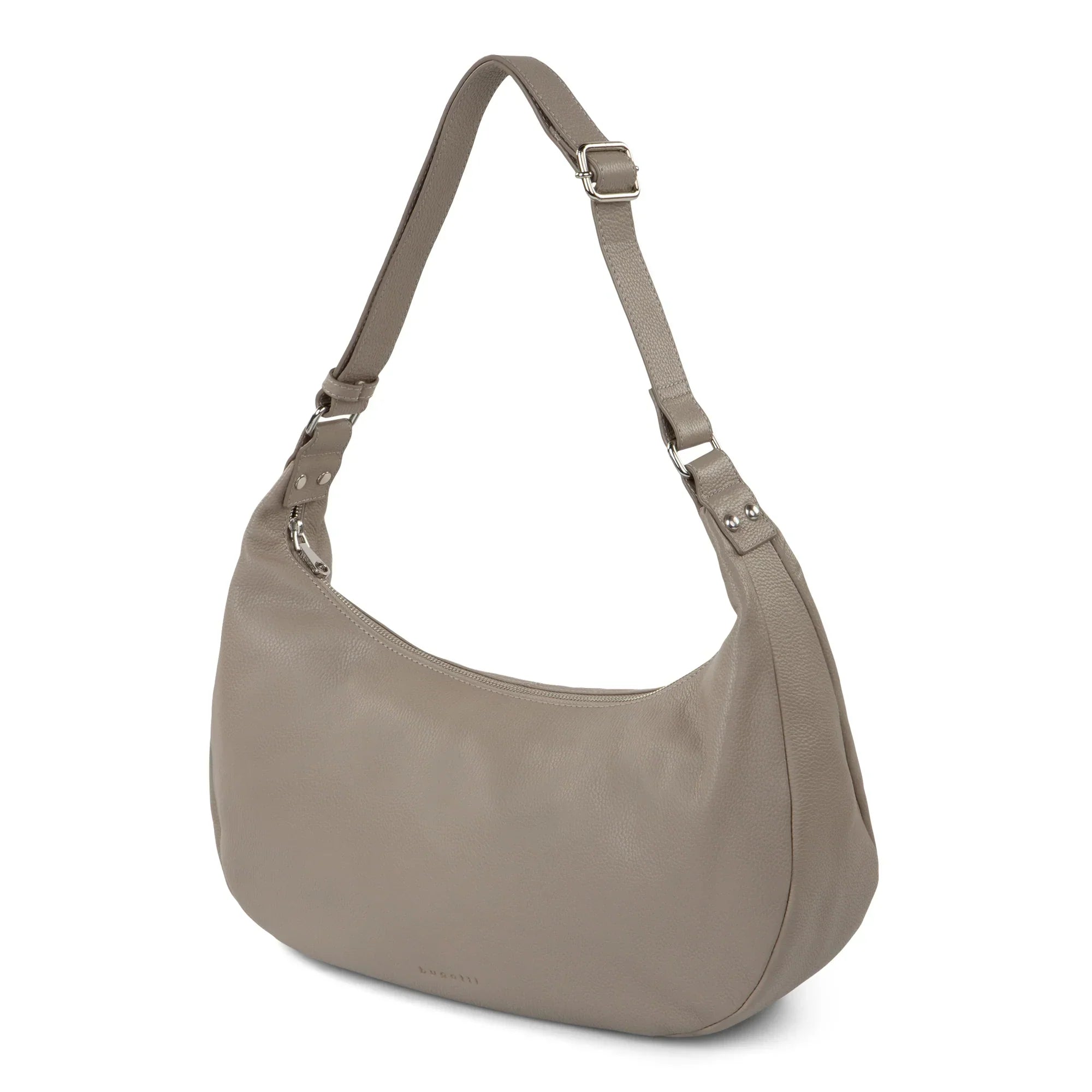  Bugatti Bugatti Women Collection Leather Hobo Bag - Taupe - Bonton