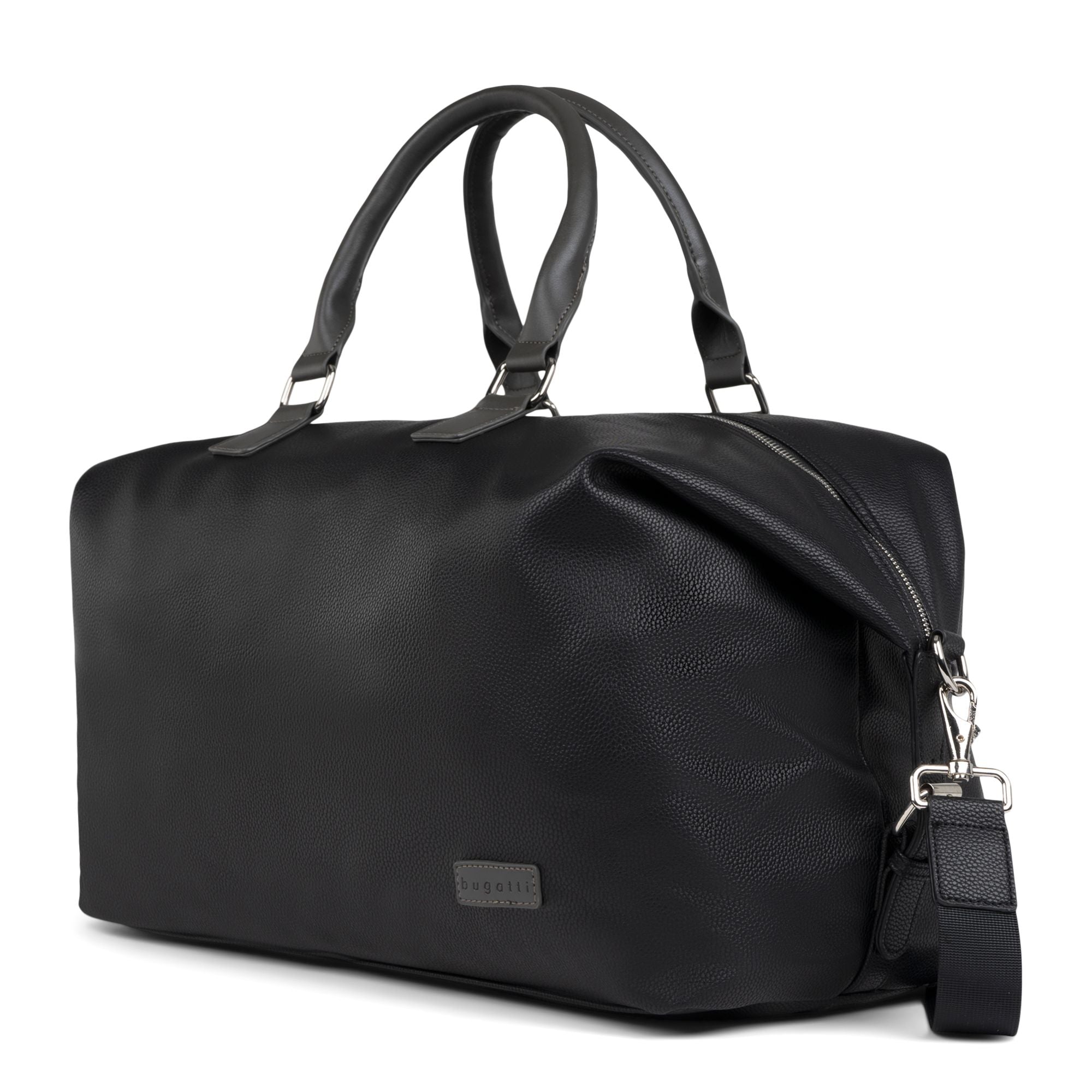  Bugatti Contrast Collection Duffle Bag - Vegan Leather - Navy - Bonton