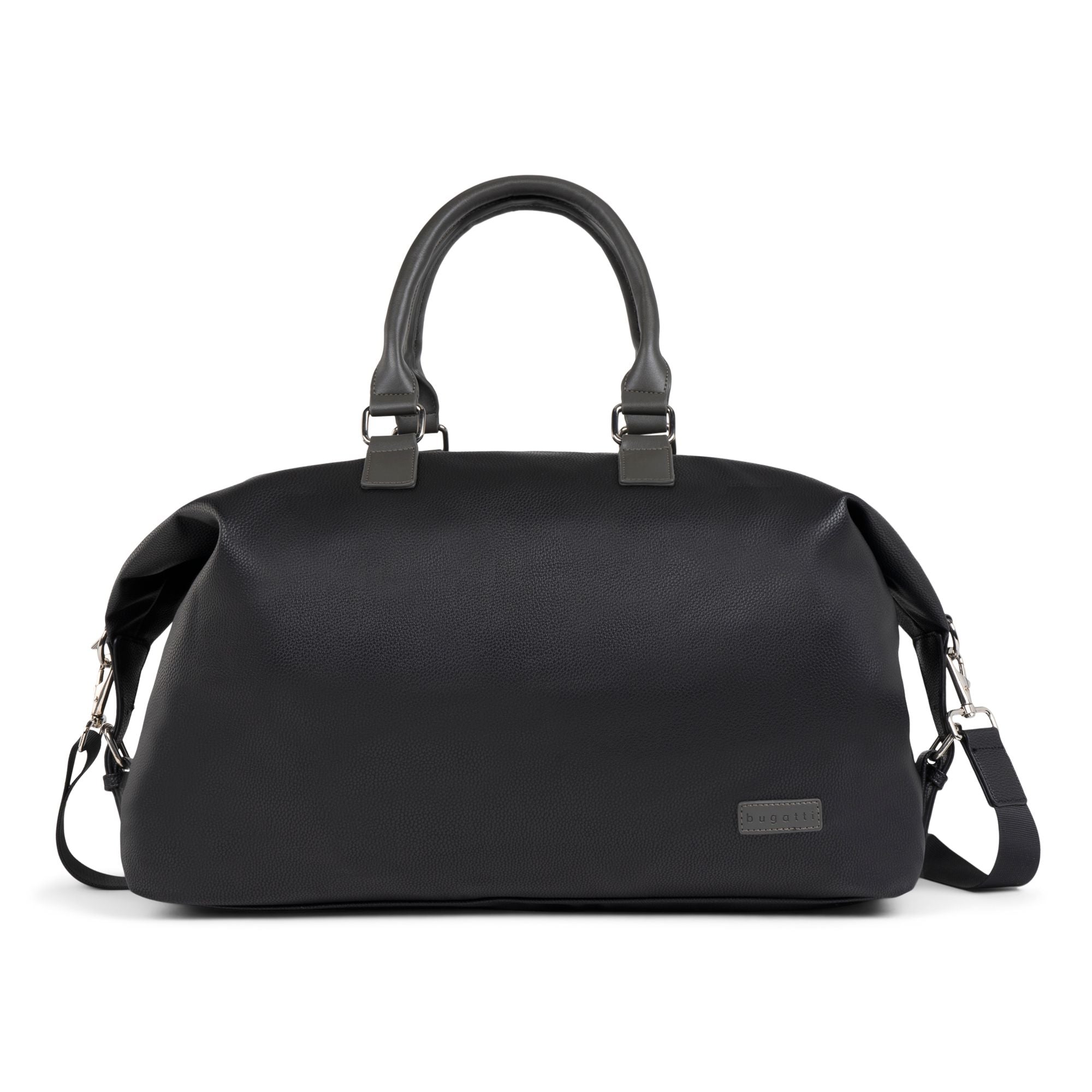  Bugatti Contrast Collection Duffle Bag - Vegan Leather - Navy - Bonton