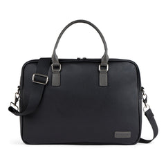 Contrast Collection Briefcase -Vegan Leather