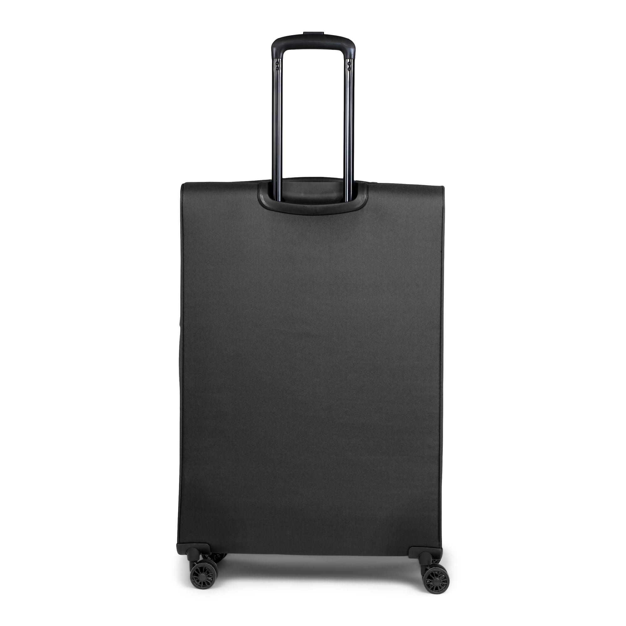  Bugatti Reborn 3 Piece Luggage Set - Recycled Polyester - Black - Bonton