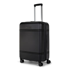 Wellington 3 Piece Luggage Set - ABS/Vegan Leather Blend Black