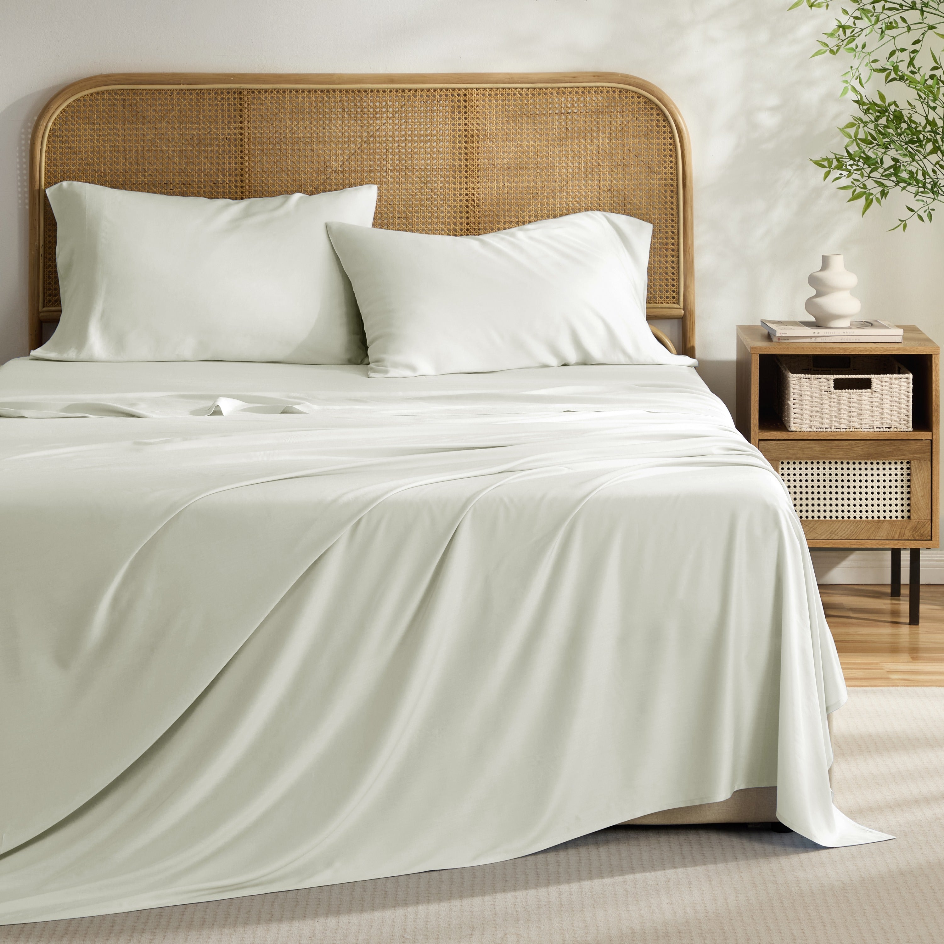  Kathy Ireland Home Kathy Ireland 4-Piece Cooling Bamboo Blend Sheet Set - Full - Bonton