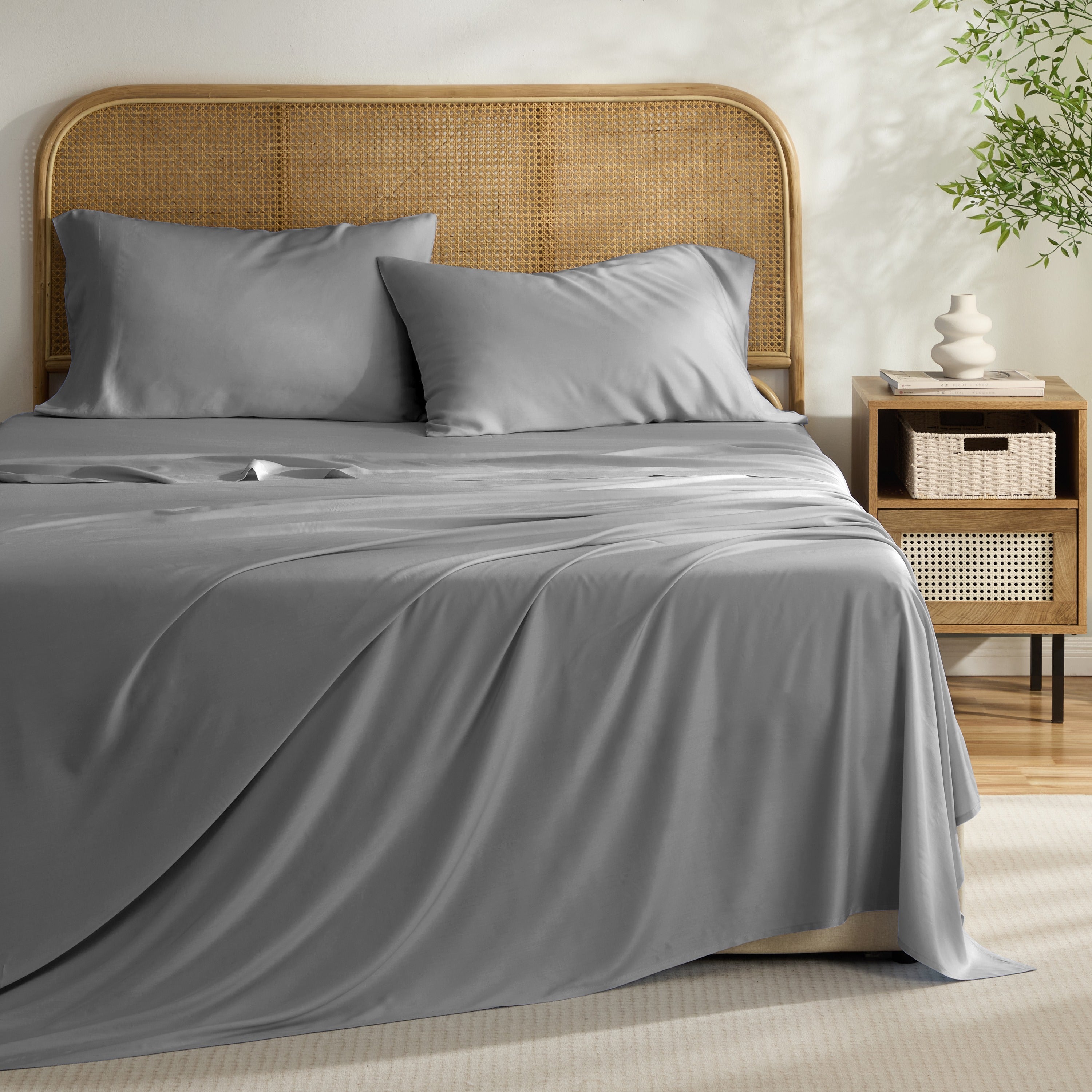  Kathy Ireland Home Kathy Ireland 4-Piece Cooling Bamboo Blend Sheet Set - Full - Bonton