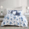 Blue Art 5-Piece Reversible Comforter Set