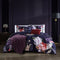 Deep Purple Garden 5-Piece Reversible Comforter Set