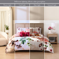 Bebejan Hazy Blossom 5 Piece Reversible Comforter Set