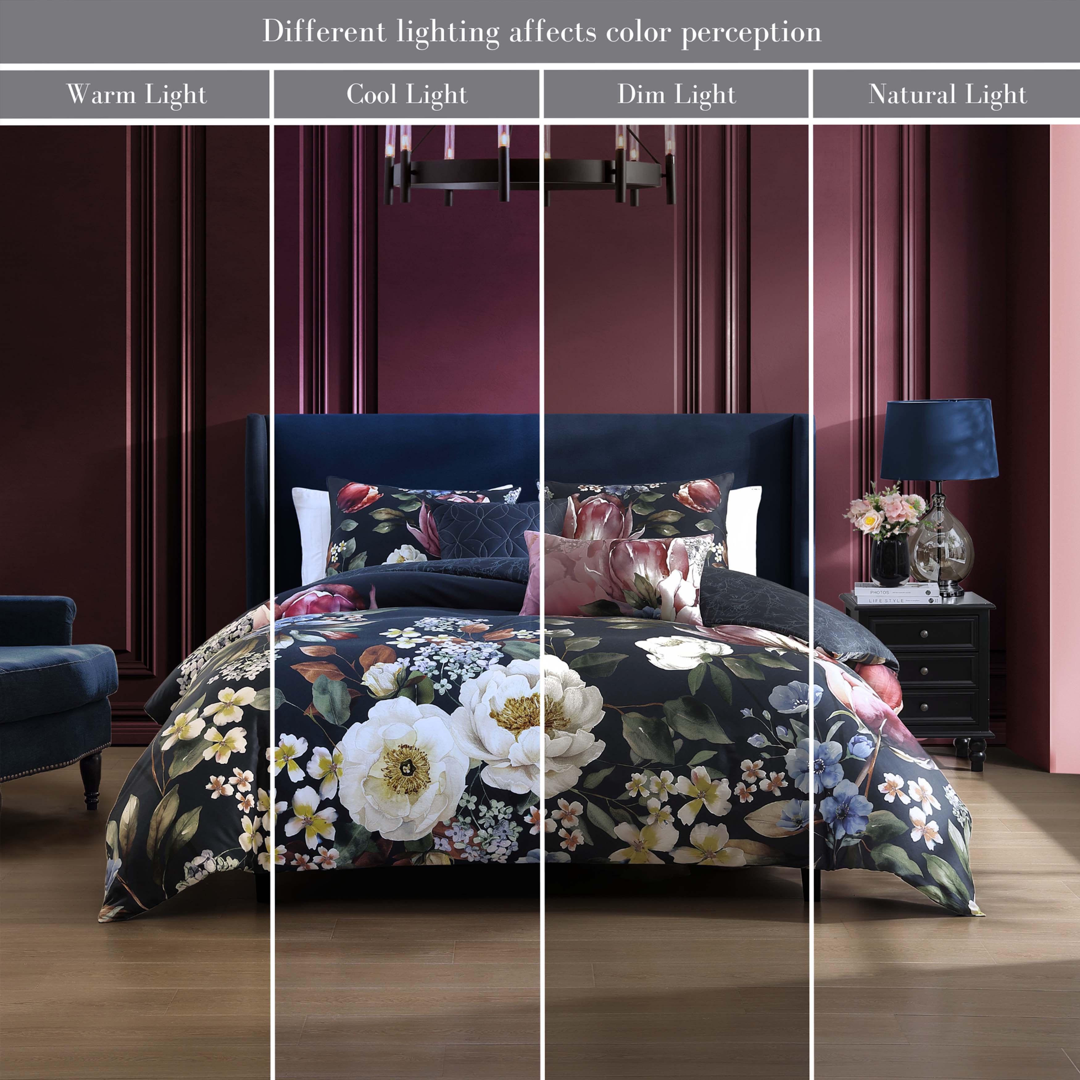  Bebejan Bebejan Renaissance 5 Piece Reversible Comforter Set - QUEEN - Bonton