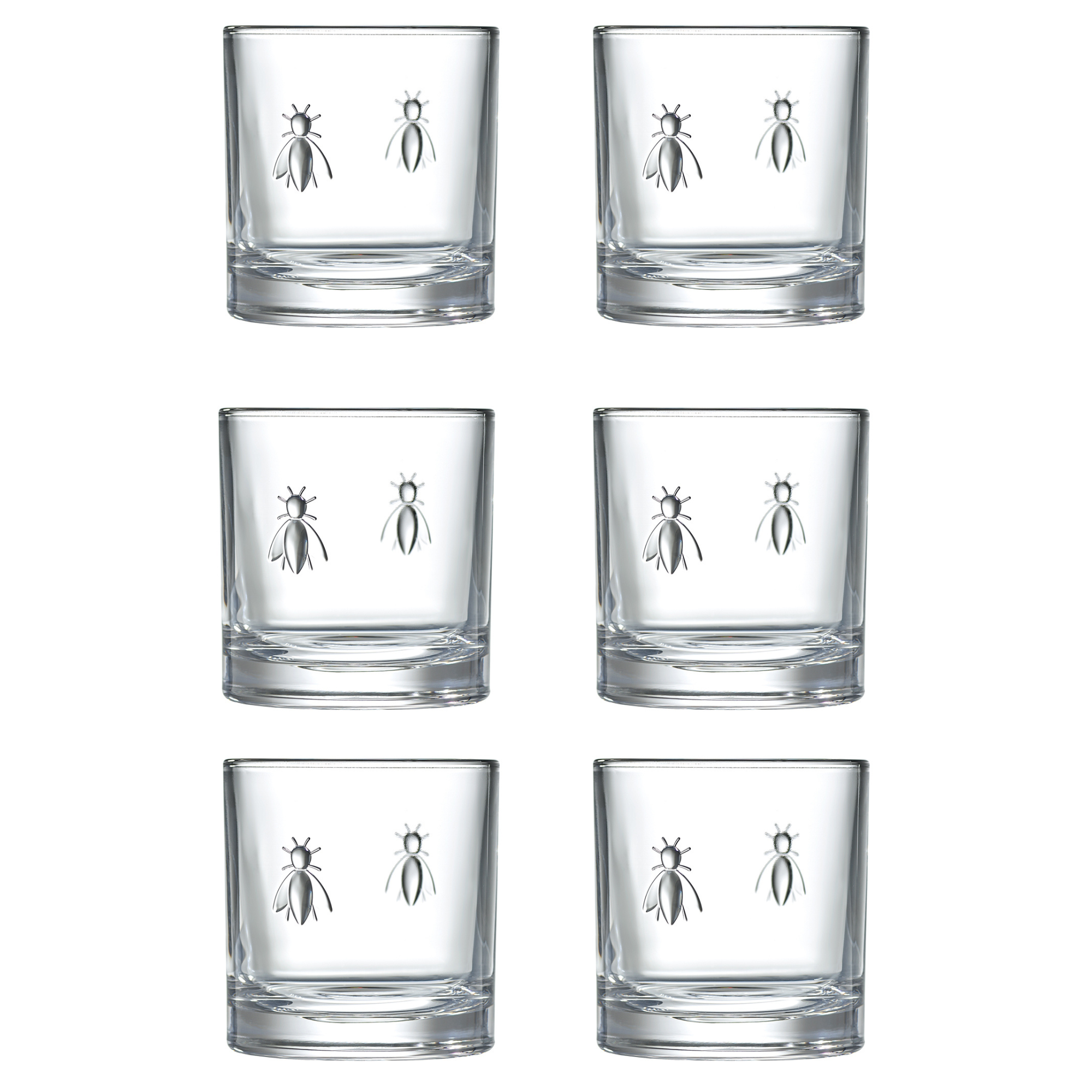  La Rochere Bee Whiskey Glasses - Set of 4 - Default Title - Bonton
