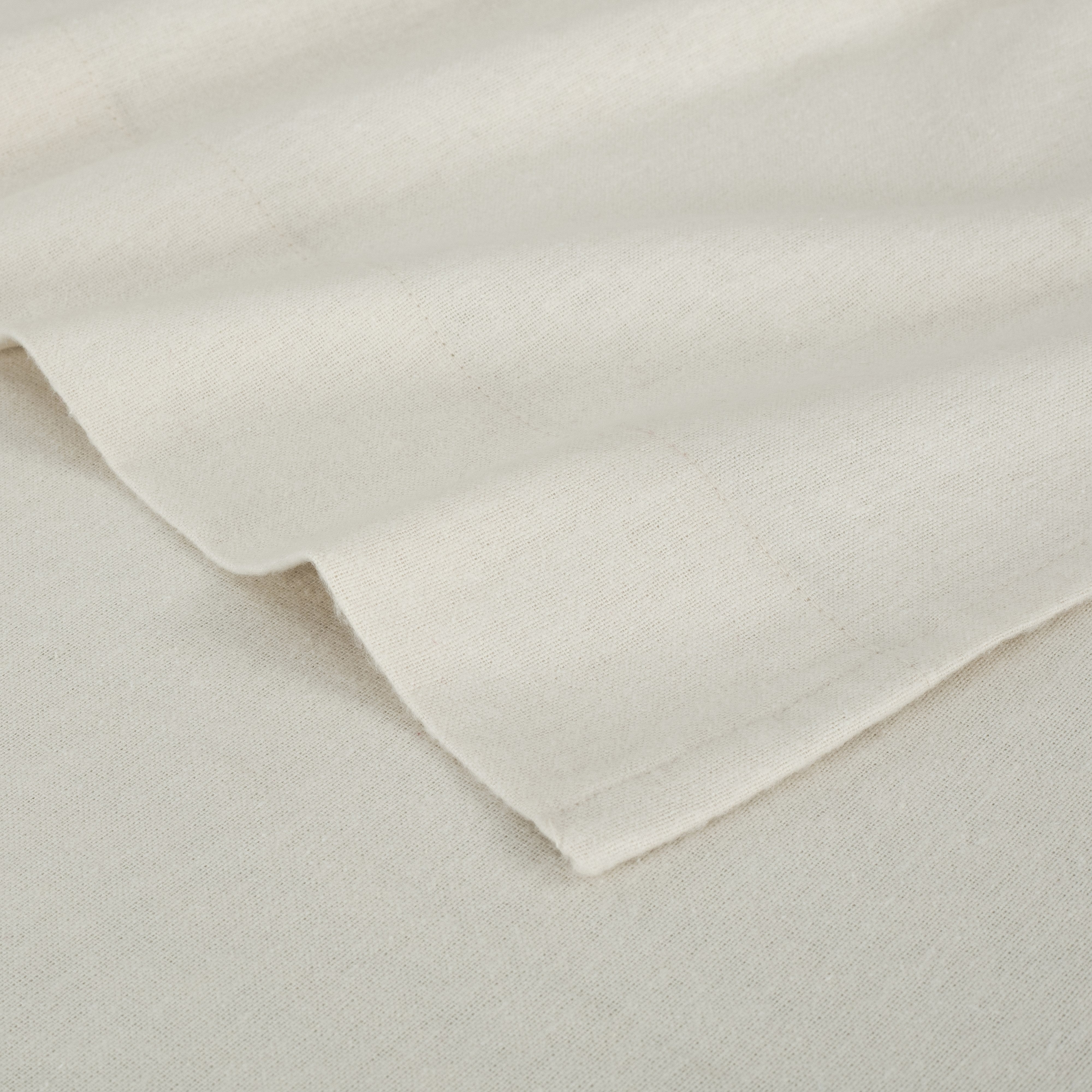  Kathy Ireland Home Kathy Ireland 100% Turkish Cotton Solid Flannel Sheet Set - Twin - Bonton