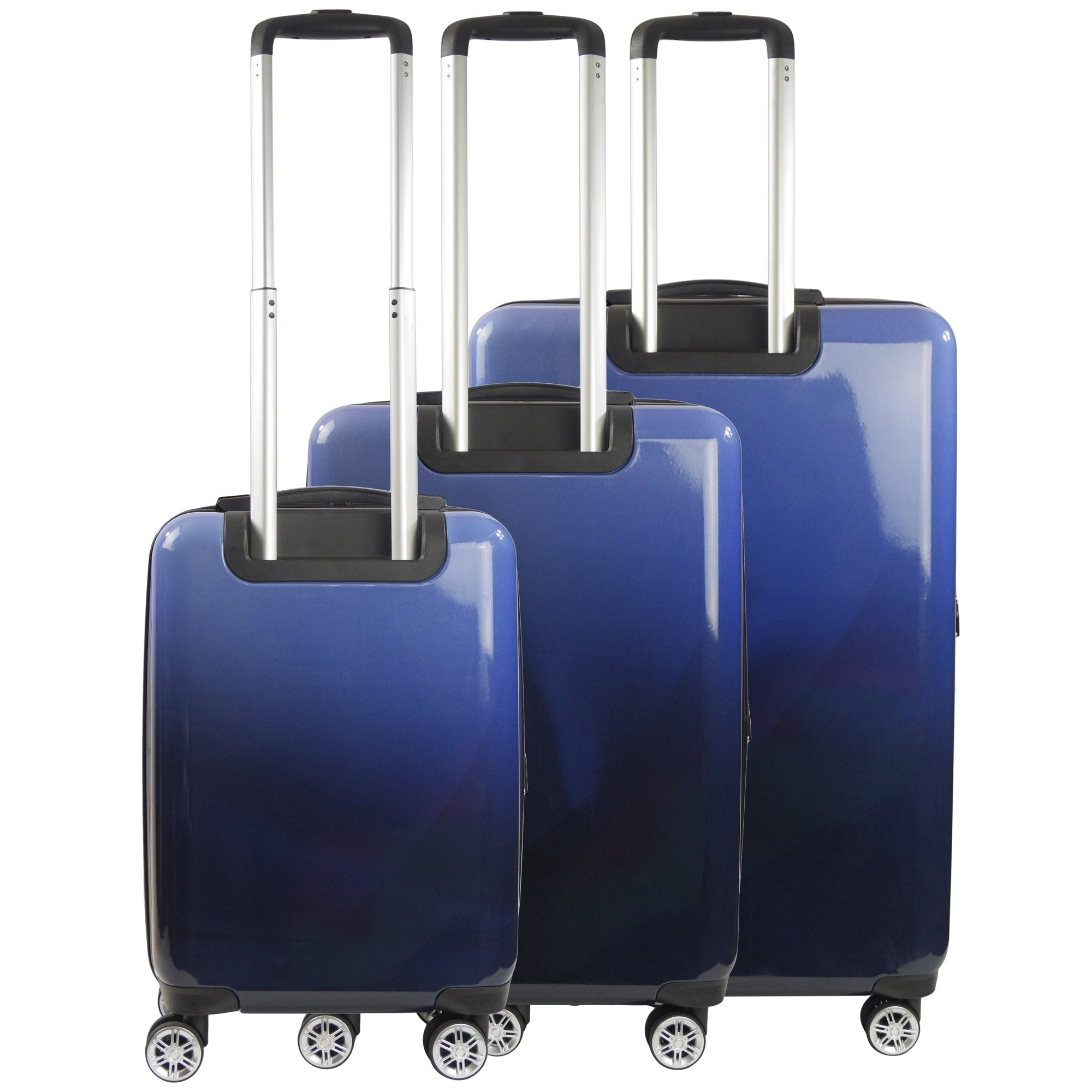  Ful Impulse Ombre Hardside Spinner Luggage 3 Piece Set - Light Blue - Bonton