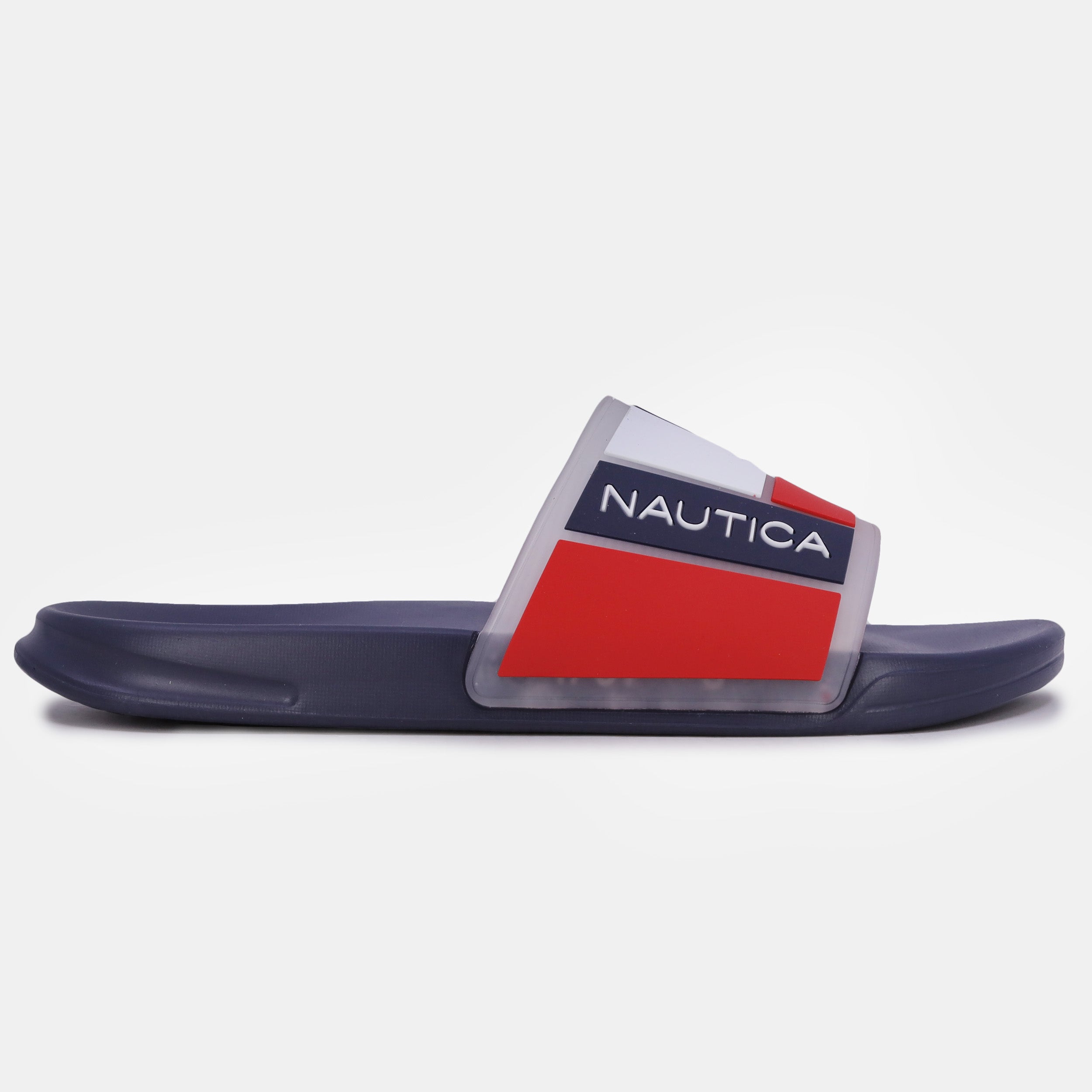  Nautica Bower Clear Slide Sandal - Americana - Bonton