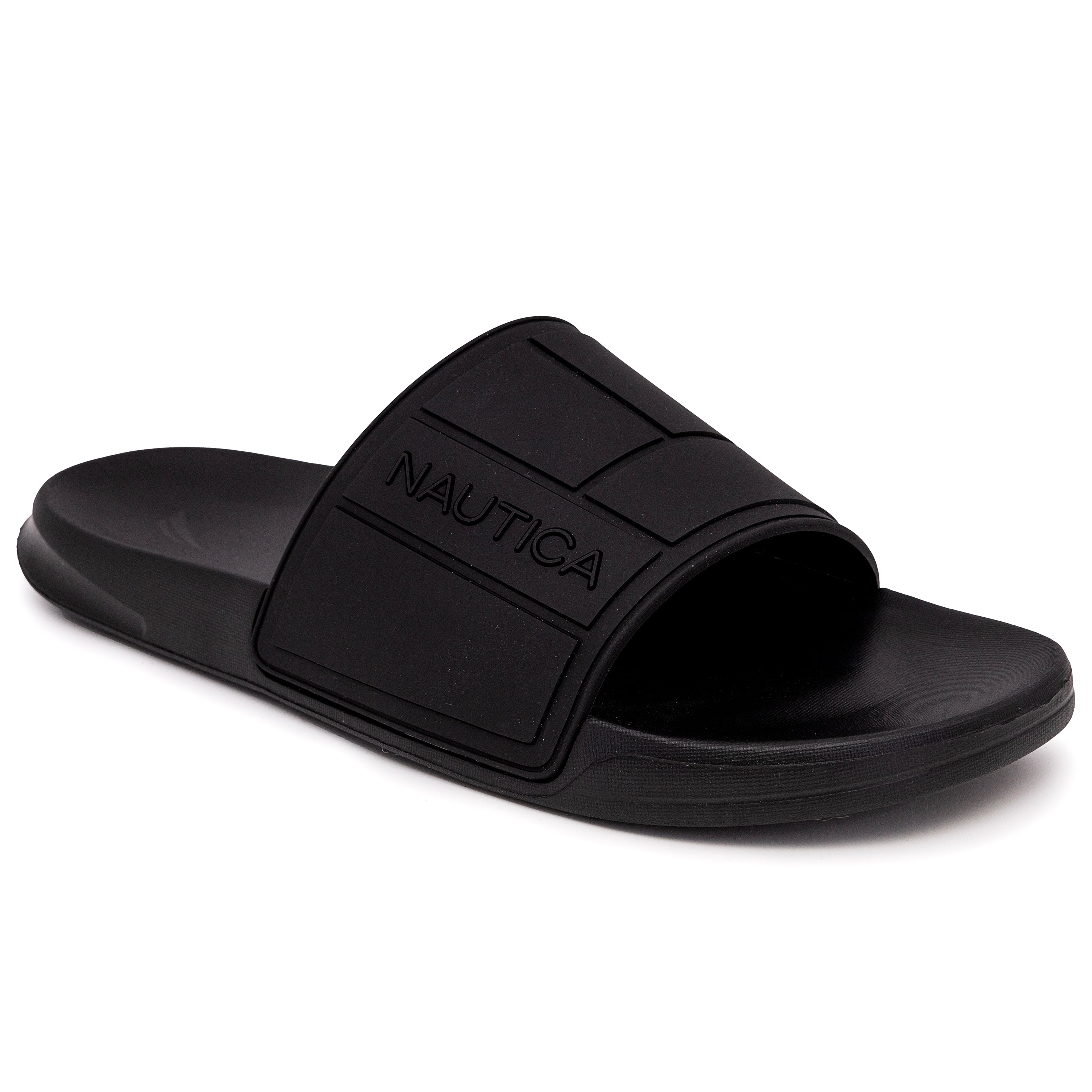  Nautica Bower Mono Slide Sandal - Black - Bonton