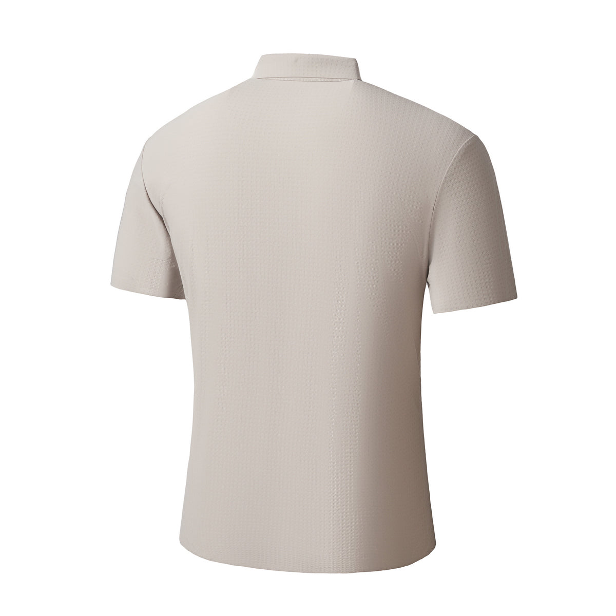  Barocco Stitchless Stretch Poplin SS Shirt KHAKI - KHAKI - Bonton