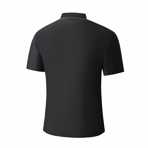 Shadow Beast Jacquard SS Shirt BLACK/GOLD