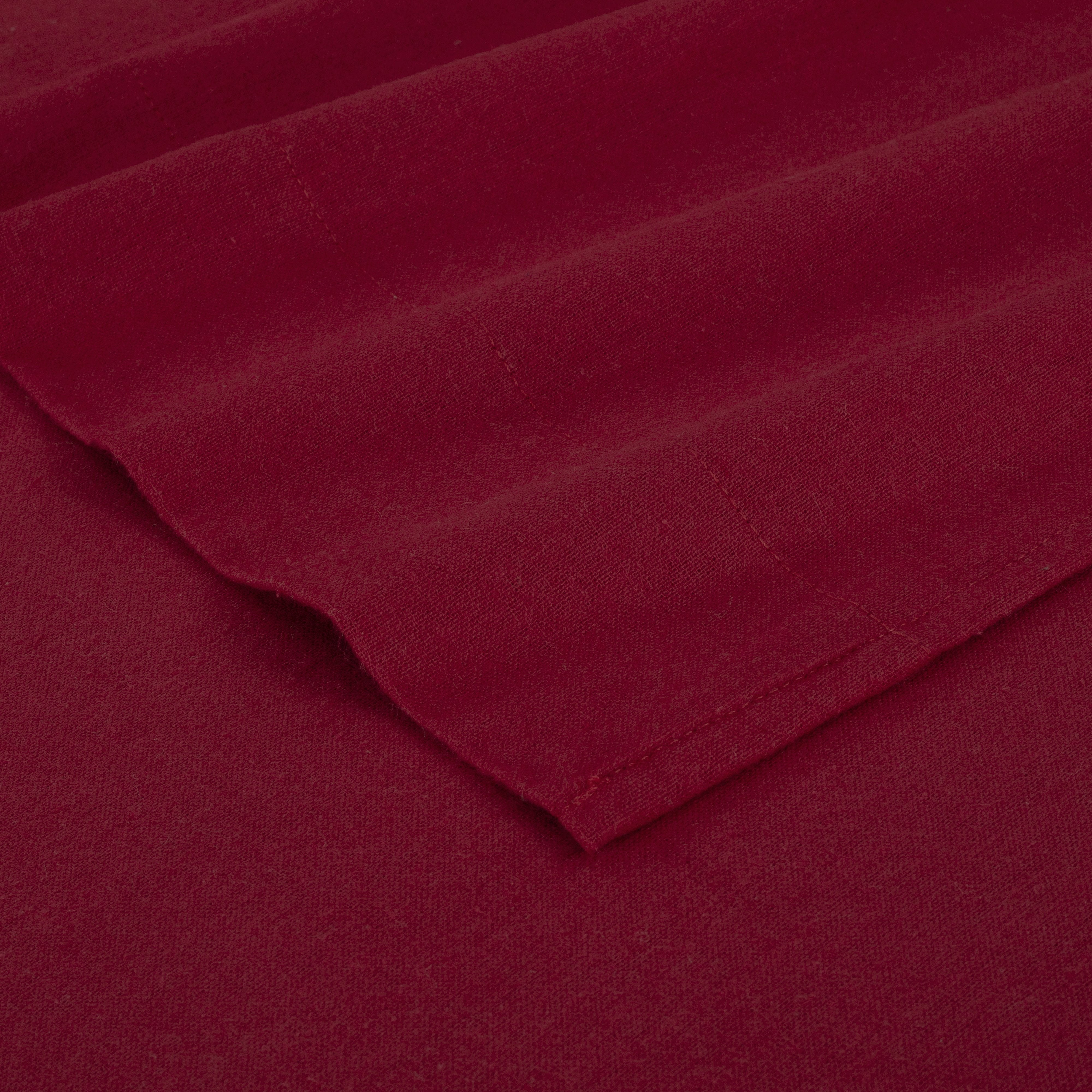  Kathy Ireland Home Kathy Ireland 100% Turkish Cotton Solid Flannel Sheet Set - Twin - Bonton