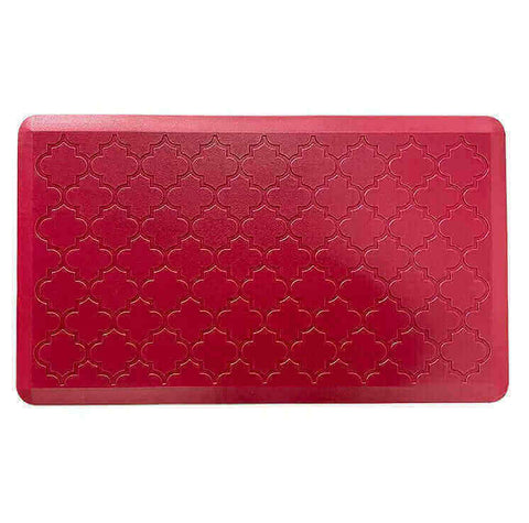 Trellis Embossed Foam Kitchen Mat.