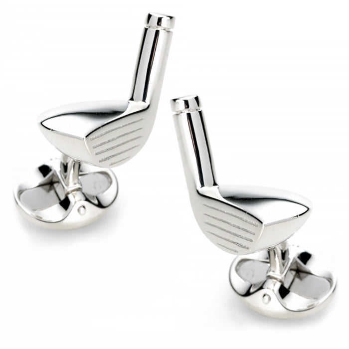  Cufflinks Sterling Silver Golf Club Cufflinks - Default Title - Bonton