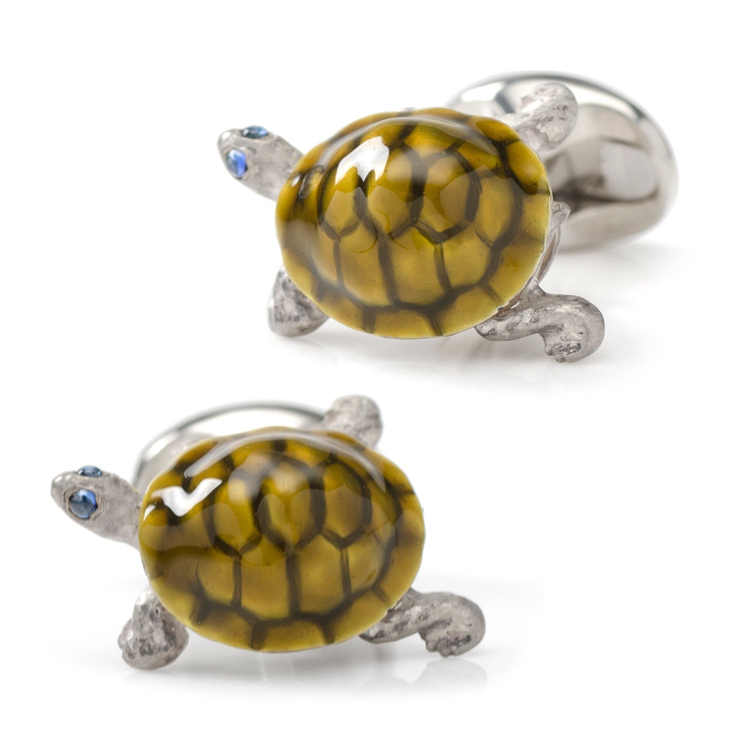  Cufflinks Walking Tortoise Cufflinks - Default Title - Bonton