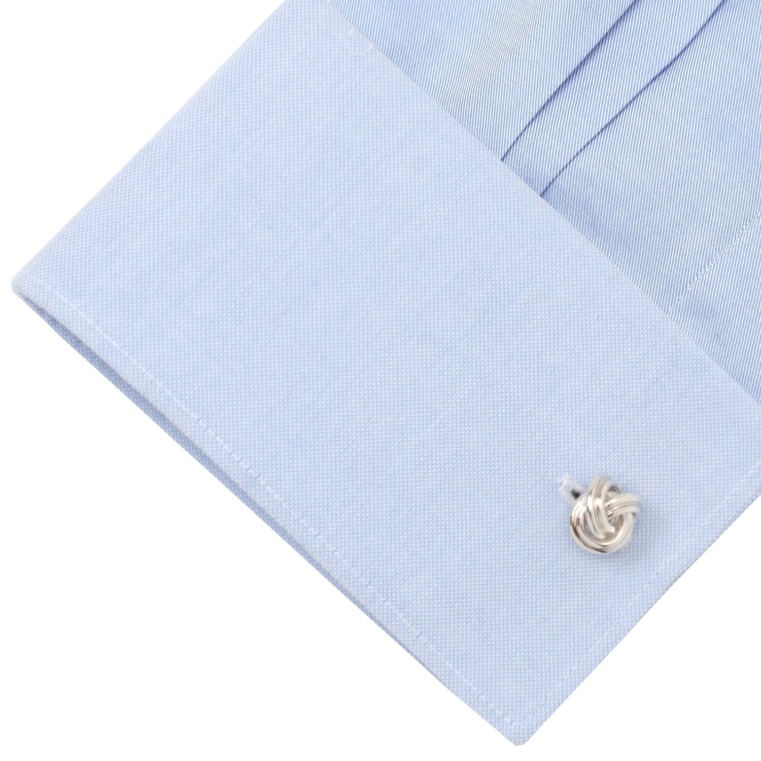  Cufflinks Sterling Silver Knot Cufflinks - Default Title - Bonton