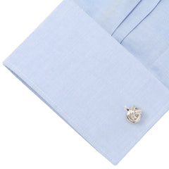 Sterling Silver Knot Cufflinks