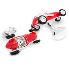 Red Racing Car Cufflinks