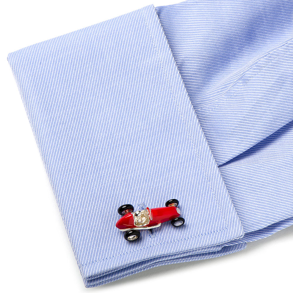  Cufflinks Red Racing Car Cufflinks - Default Title - Bonton