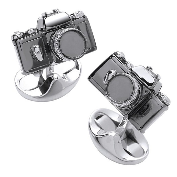  Cufflinks Sterling Silver Camera Cufflinks - Default Title - Bonton