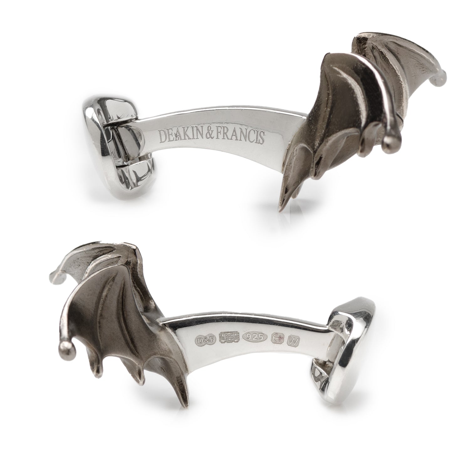  Cufflinks Sterling Silver ‘Creepy’ Bat Cufflinks - Default Title - Bonton