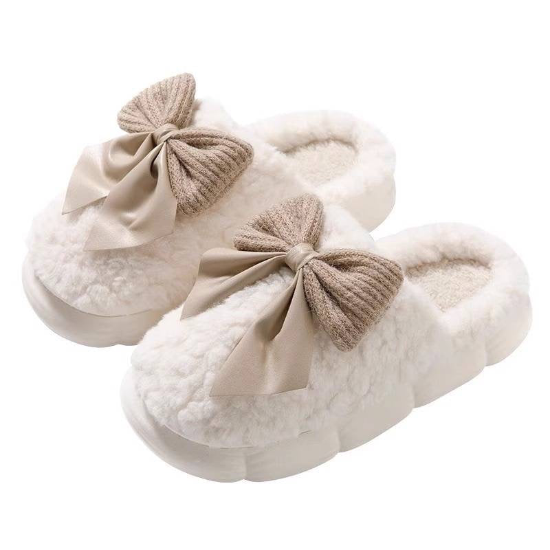  Lemonbella Christa Bow Slippers- Leapord - Small 5/6 - Bonton