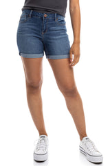 7" to 5" Rolled Denim Shorts