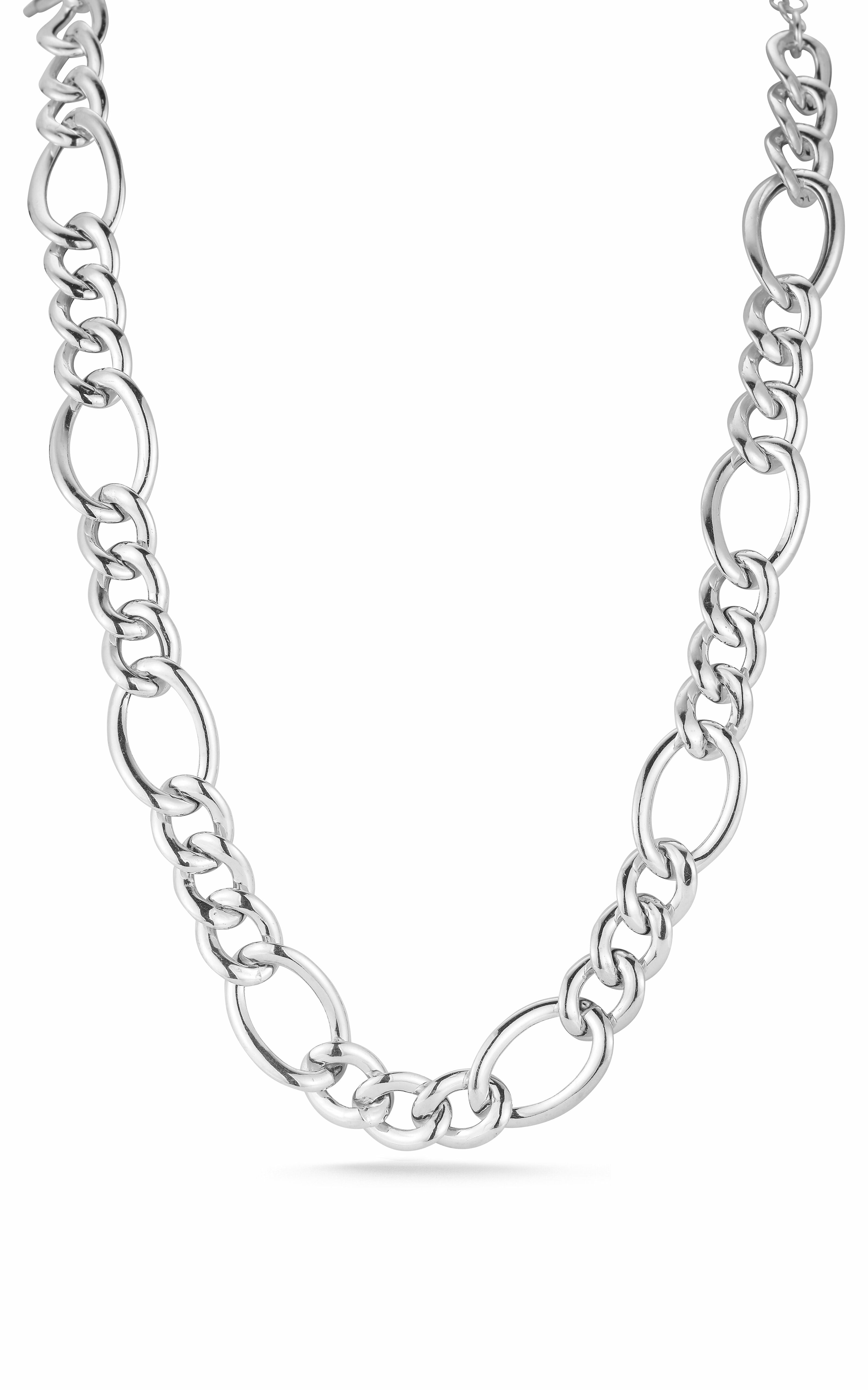  Relativity Bold Figaro Chain Necklace - Gold - Bonton